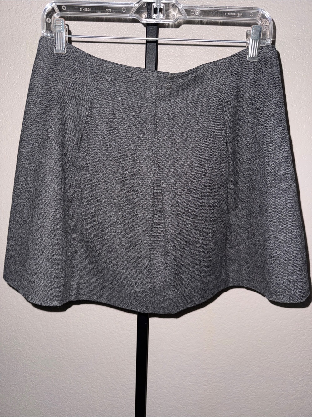 Theory Gray A-Line Pleated Skirt size 8